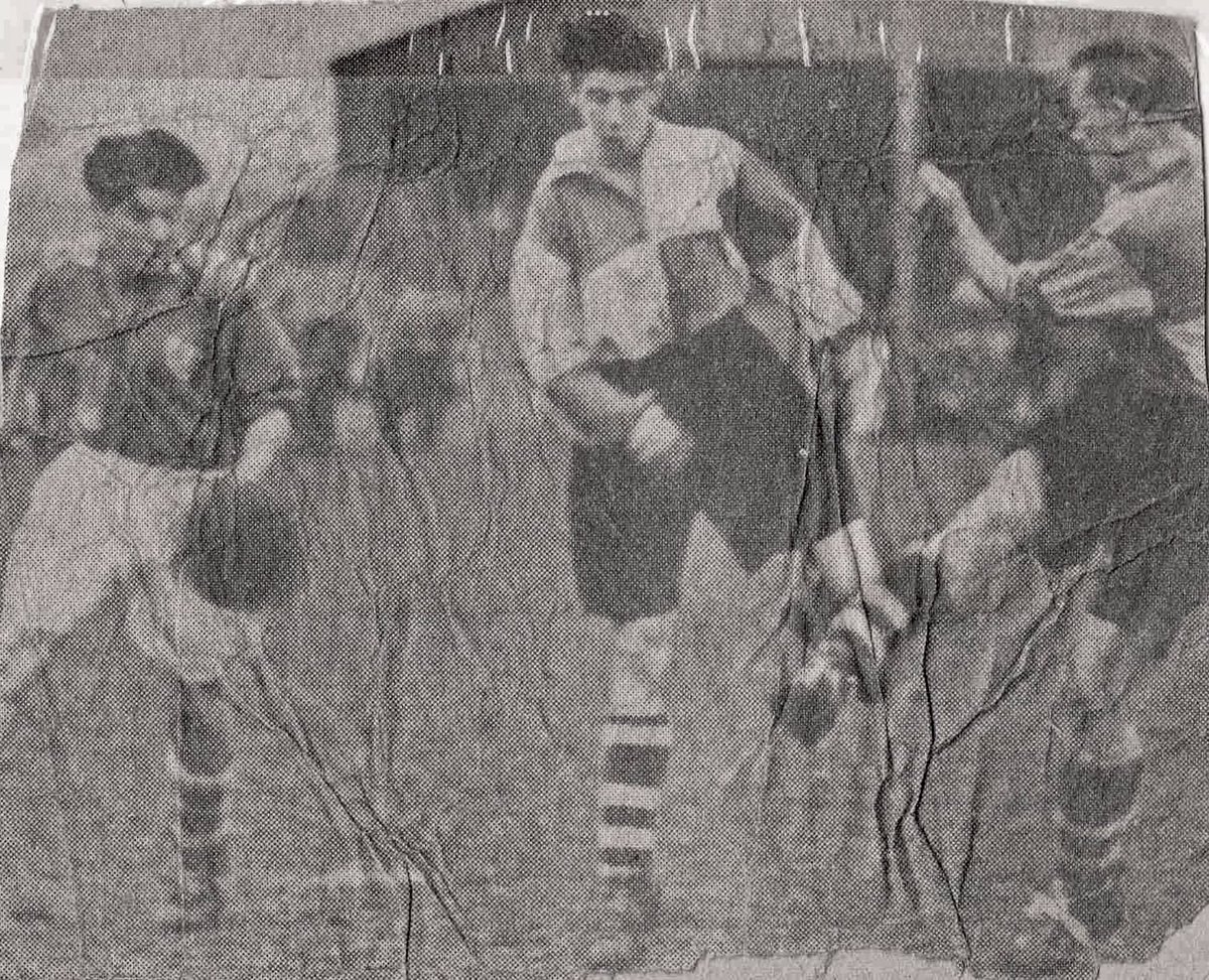 robsawyer70's tweet photo. A very young Thomas Royston Vernon, in action for Mostyn in the early 1950s https://t.co/jtGf3TJF5e