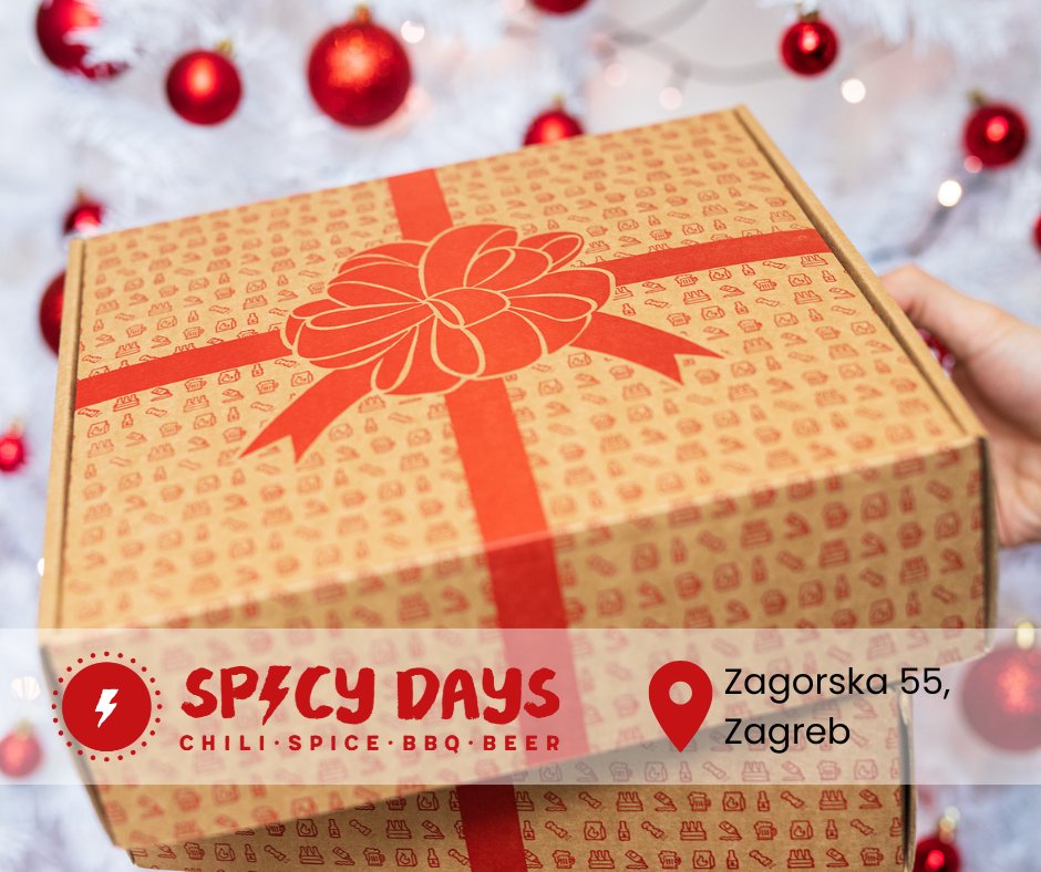 Gdje uživo odabrati najbolje ljute poklone? U Spicy Daysu, naravno! 🔥

Uz najbolje savjete i ogroman izbor (ne samo Volim Ljuto proizvoda), tamo možete dobiti i već spakiran poklon u ukrasnoj kutiji, s proizvodima po izboru! 🎁

Gdje? Zagorska 55, Zagreb spicydays.com/gdje-se-nalazi…
