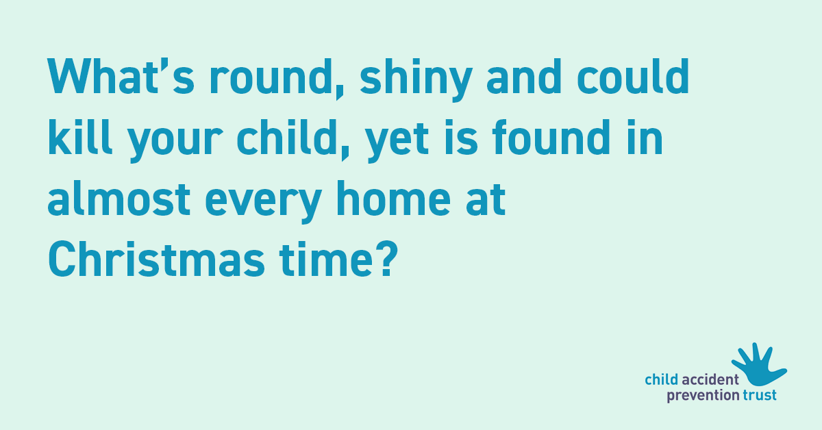 CAPTcharity's tweet photo. Button batteries are in almost every home at Christmas. But they can badly hurt or kill a child if swallowed.

Learn the dangers and what you can do this Christmas to keep your children safe: https://t.co/wbQ02GAE3w

#SafeToysOnline #BuySafeToys #ChildSafety #BeBatteryAware https://t.co/TPbrDNoAbi