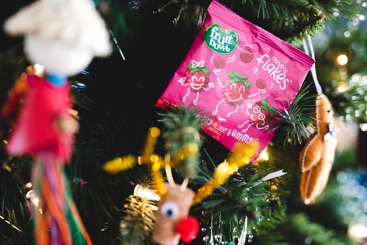 Whether you decorate your tree early or wait until Christmas Eve, remember to keep your little helpers fuelled with Fruit Bowl snacks! You can find our Raspberry Fruit Flakes in the baking aisle of most of your favourite supermarkets, like Sainsbury's and Tesco. #FruitMadeFun.