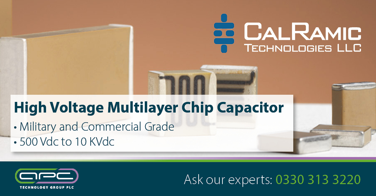 APCTechGroup's tweet photo. CalRamic manufactures High Voltage Multilayer Ceramic Chip Capacitors (MLCCC) in various C-V values and sizes.
Speak to a member of our high-reliability team about Calramic's capabilities for #Space, #Avionic, #Defence and #HighTemperature applications.
Call: 0330 313 3220 https://t.co/0kCIiHVumD
