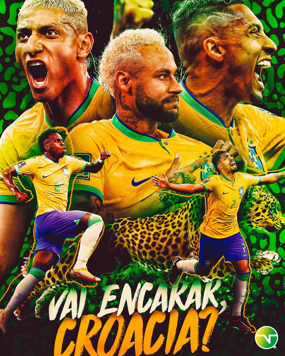 - يوم المباراة ، يوم السيليساو 🇧🇷 ، يوم البحث عن التأهل إلى نصف النهائي لكأس العالم 2022 🔥 .