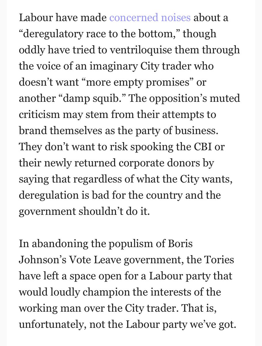 . <a href="/AyoCaesar/">Ash Sarkar</a> on the government’s proposed ‘Edinburgh reforms’ for financial deregulation this morning. A must read. 

Subscribe to the Cortado here: novaramedia.com/newsletters