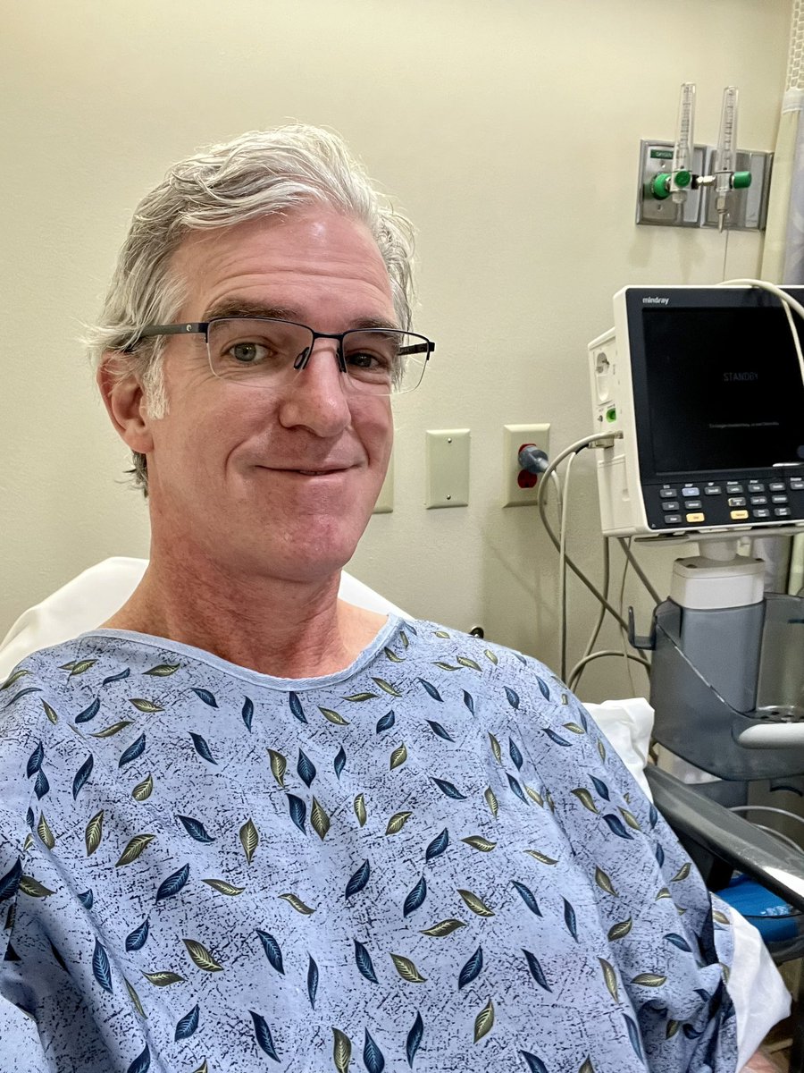 50+ = my turn for a #colonoscopy - not so bad, and the #chickfila afterwards was the best ever (after that stinkin bowel prep!)! #coloncancer #screening