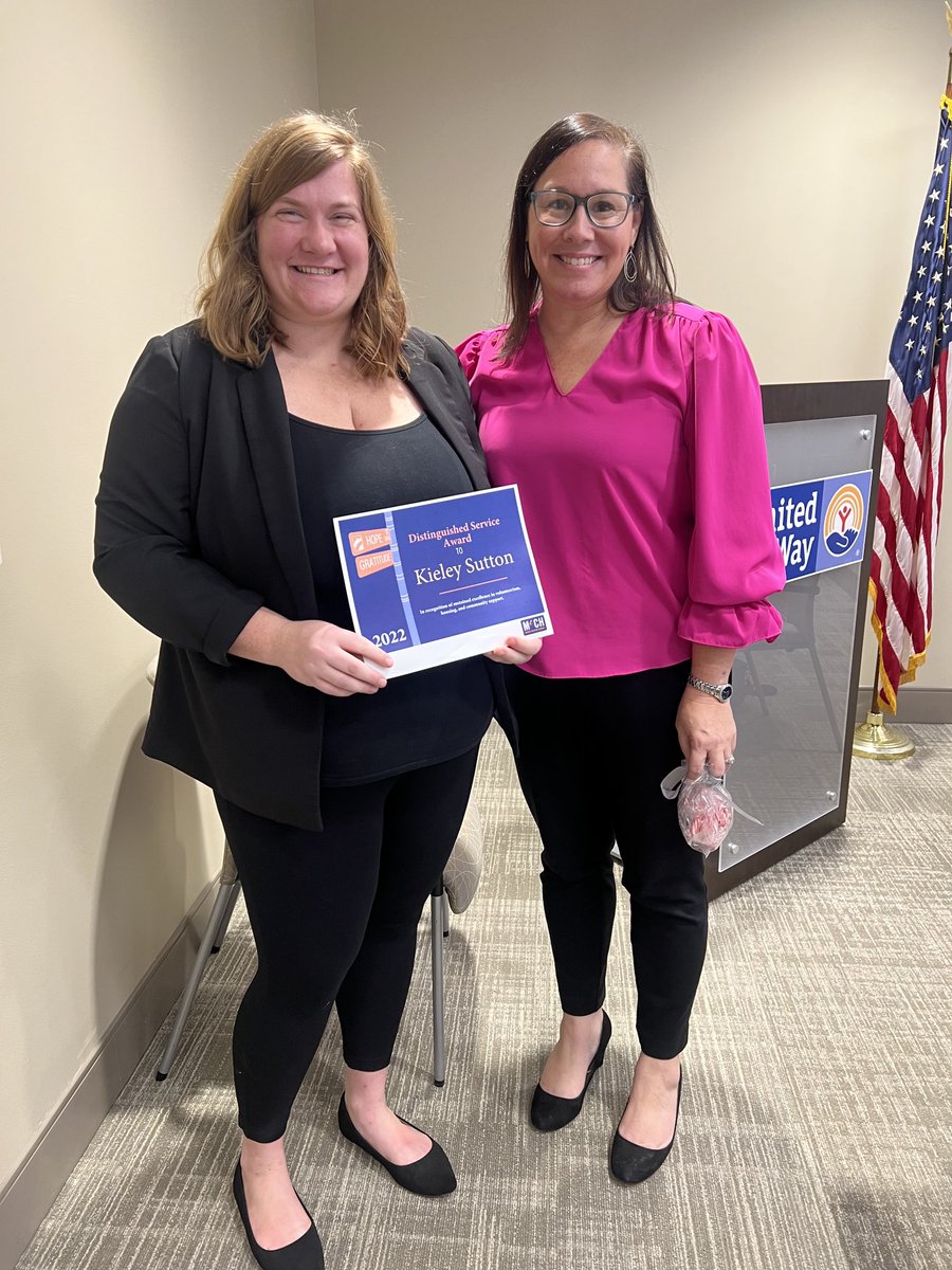 Congrats to Kieley Sutton for her award for Distinguished Service.