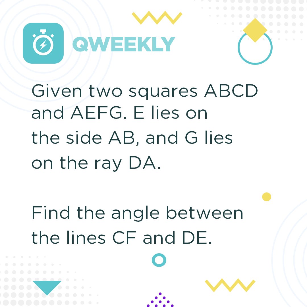 euclidea_app's tweet photo. #Qweekly_27

✅ Leave your answer in the comments.

#qweekly #maths #mathedu #geometry #puzzle #problem #solution #brainteaser #euclidea https://t.co/7ZZMo1S3hC