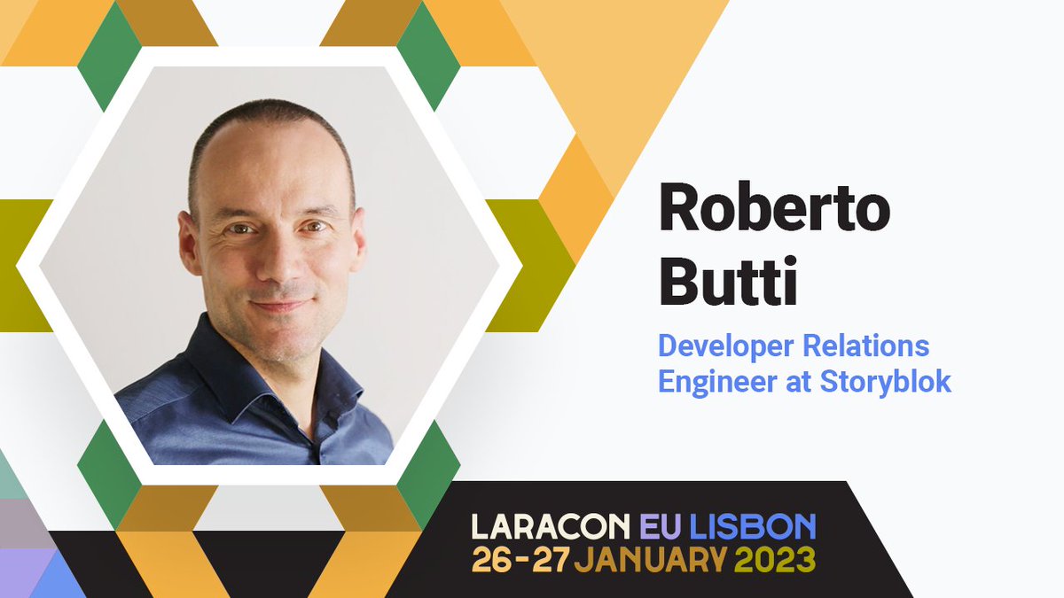 Laracon EU (@laraconeu) on Twitter photo 📣 Speaker Announcement
We are happy to announce that <a href="/RmeetsH/">Roberto B.</a> will speak at #LaraconEU/Lisbon, 2023.
🔋 And show he will fuel everyone with the talk "Laravel Octane: the Nitro for your Web"
Get your ticket 👇
ti.to/love-laravel/l… 📣 Speaker Announcement
We are happy to announce that <a href="/RmeetsH/">Roberto B.</a> will speak at #LaraconEU/Lisbon, 2023.
🔋 And show he will fuel everyone with the talk "Laravel Octane: the Nitro for your Web"
Get your ticket 👇
ti.to/love-laravel/l…
