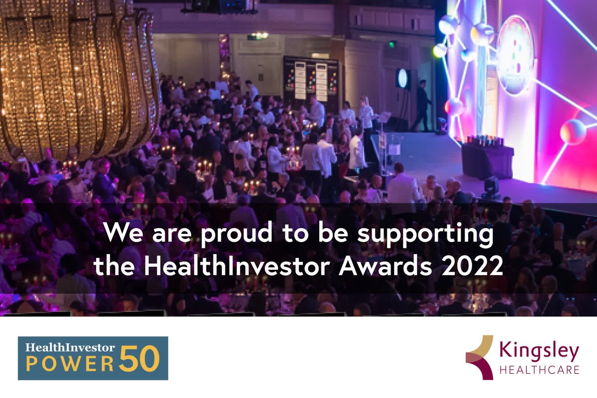KingsleyHomes's tweet photo. Best of luck to all finalists in the @HealthInvestor #PowerFifty. Together you are building a better future in health care! https://t.co/xW1n6Ra3Td