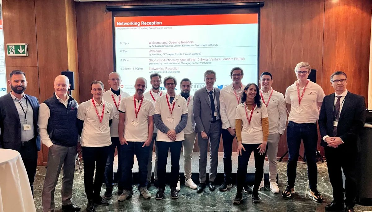 The Venture Leaders Fintech 2022 roadshow brought ten Swiss entrepreneurs to London, where they connected with investors and market experts and presented their pitches at the Fintech Connect trade show. 

buff.ly/3Y8EziA