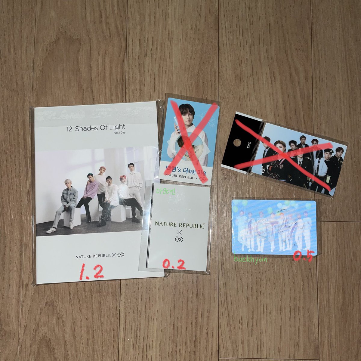 gfrg11_'s tweet photo. 엑소 굿즈 양도 sell ⭕️

네이처리퍼블릭

포토북 엽서북 1.2
아코디언 0.2
렌티큘러 포토카드 백현 0.5

exo goods nature republic photobook photocard sticker cashbee 비앨범포카 시우민 수호 백현 첸 찬열 디오 카이 세훈 xiumin suho baekhyun chen chanyeol d.o. kai sehun https://t.co/wO0xA2wtI3