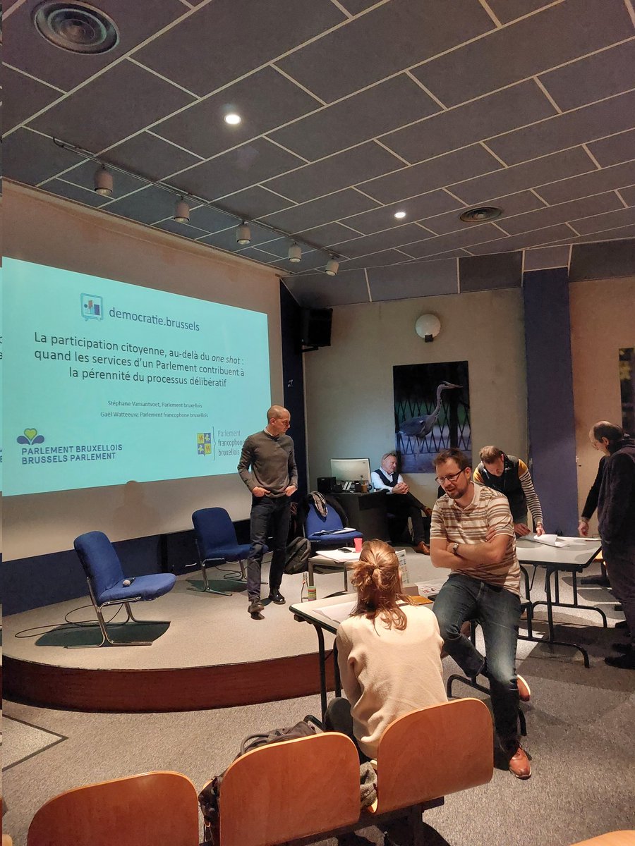 particitiz's tweet photo. Atelier interactif par les services du @parlbruparl et du @ParlFR_Bxl sur leurs rôles dans l'organisation des #commissionsdélibératives dans le cadre de la conférence de l'@oidpoidp  🙌 #OIDP2022 https://t.co/0OTitXz7Ih