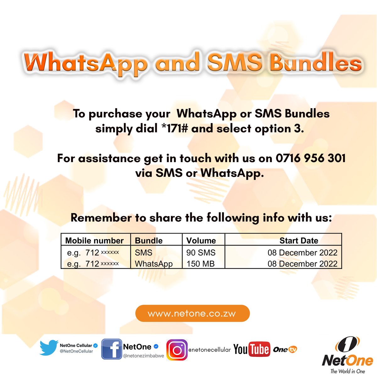 NetOneCellular's tweet photo. It's easy as *171#
#FollowNetOneAndWin https://t.co/waDihpzPU6