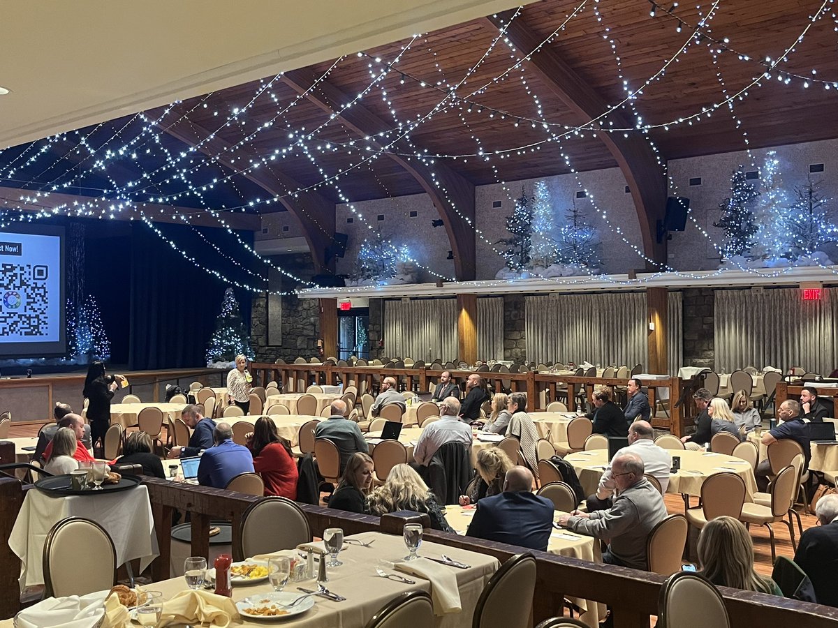 Dr_Cheeseman's tweet photo. Powerful presentation by @michelle_toman and Barry Faucet on Suicide prevention, intervention, and postvention at the @WVASA1 December meetings. Appreciate their calling to love and serve people! #BrotherUp #YouMatterIMatter https://t.co/Ds7HGmxOu5