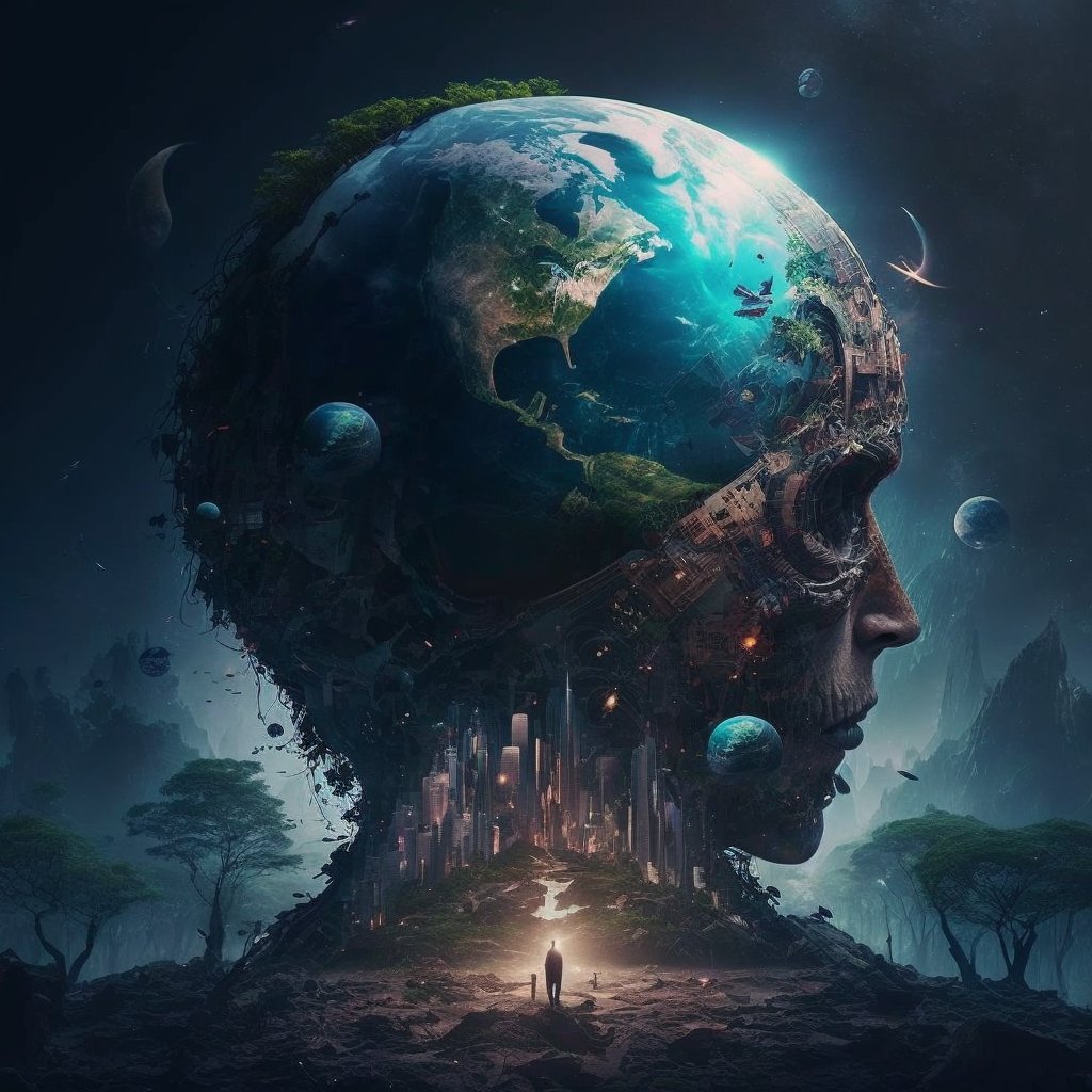 KTDS_Official's tweet photo. I asked #OpenAI's #ChatGPT about the #future and I like the answer.
What Earth might look like in 100 years. 
#ai #augmentedreality #technology #people #healthcare #opportunities #energy #climatechange #sustainable #solarwindenergy #transportation #robotics #biotechnology 
1-4 https://t.co/QDpiXScLdq