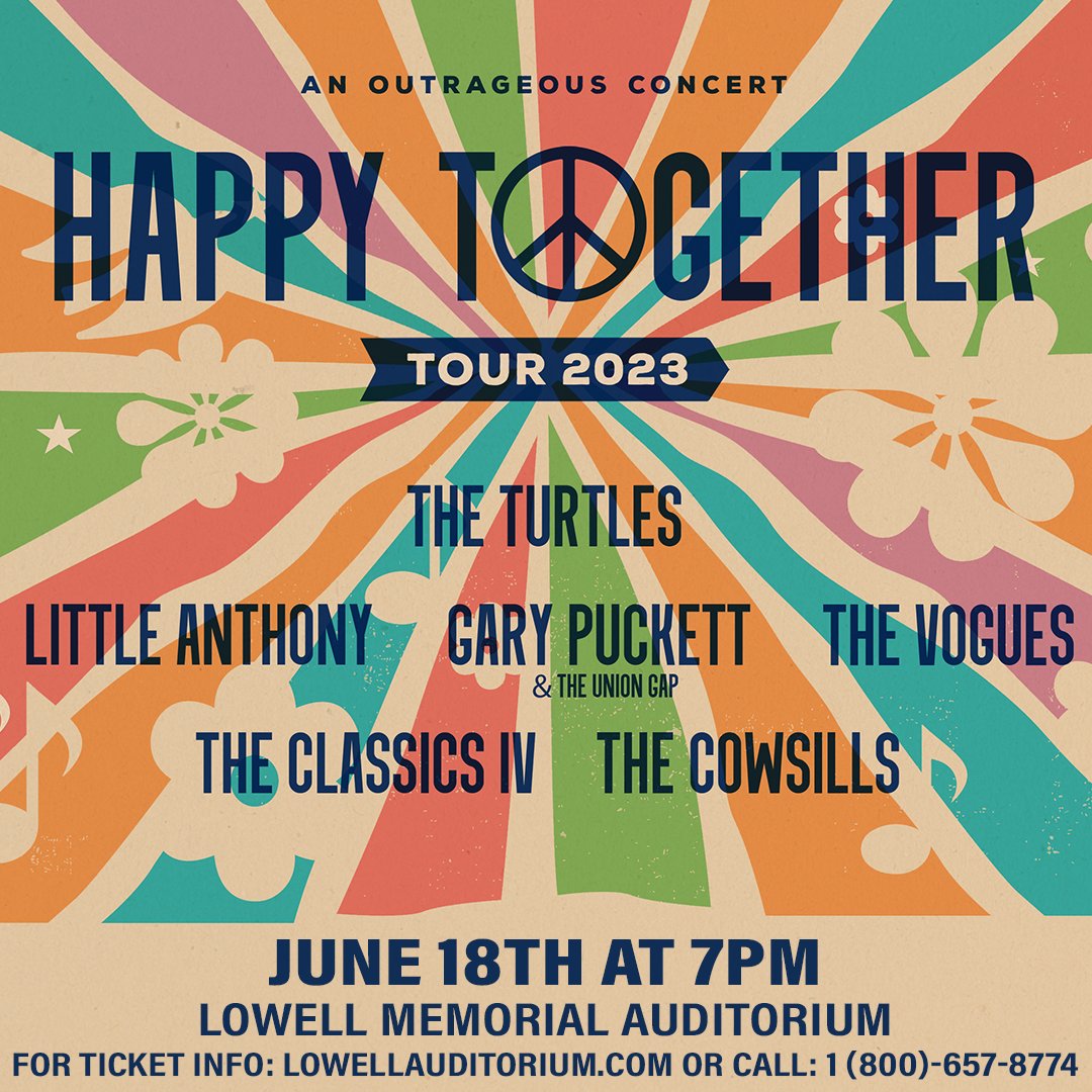 Lowell Auditorium on Twitter "🚨 ON SALE NOW 🚨 The Happy Together Tour