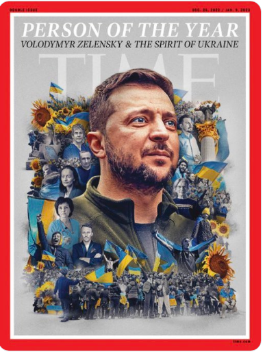 agpcuk's tweet photo. #BREAKING NATO puppet get crowned Person of the year for services rendered by allowing Western Powers to try and land Grad in #Ukraine https://t.co/Ycr64jCEEa