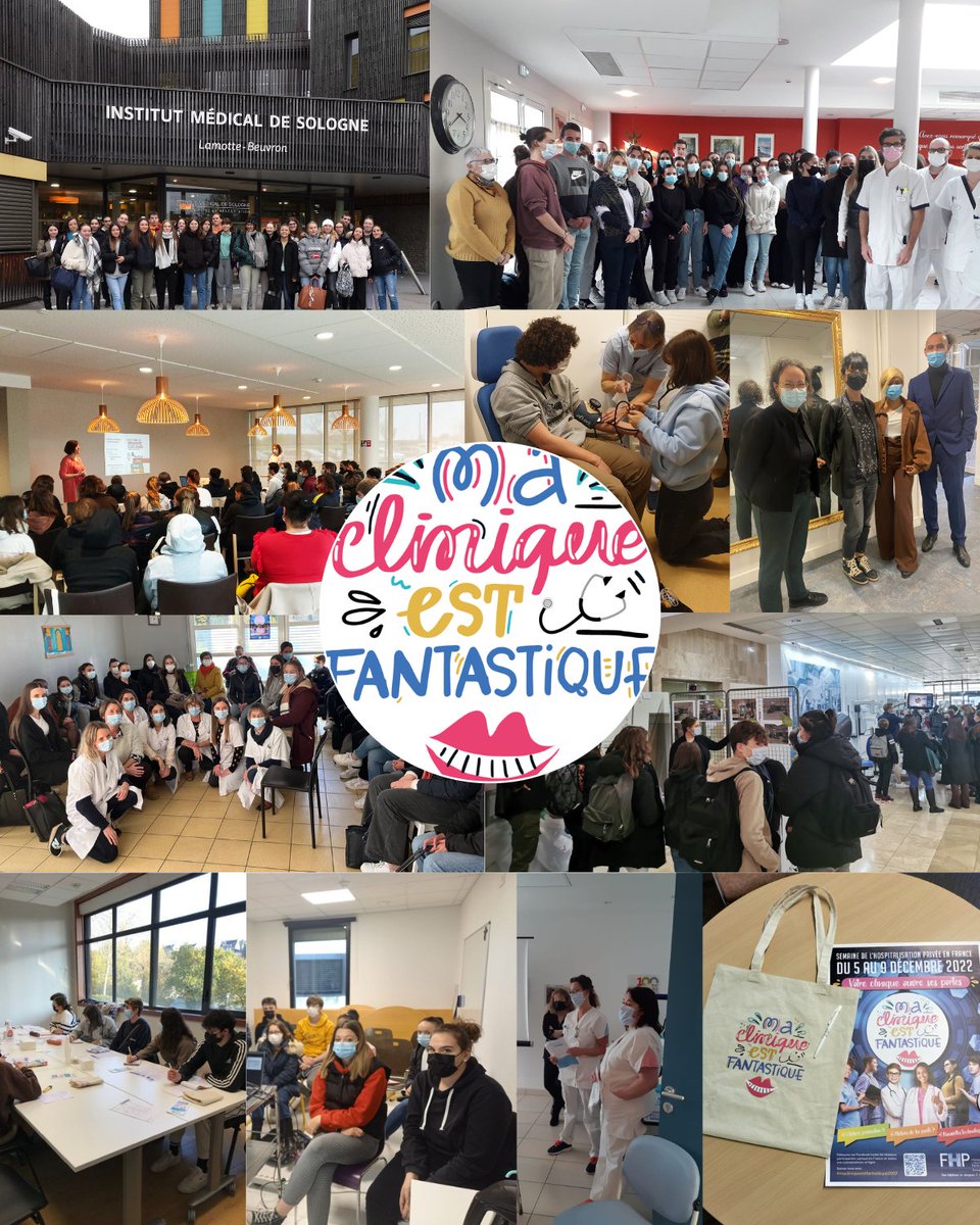 La_FHP's tweet photo. 🏥📣 Retour en images : Pendant toute cette semaine, les hôpitaux et cliniques privés se sont ouverts aux jeunes, à travers l’organisation d’événements et d'activités ! 

👏 Nous remercions chaleureusement tous les établissements ayant participé à l'opération ! https://t.co/BatmRd6GOk
