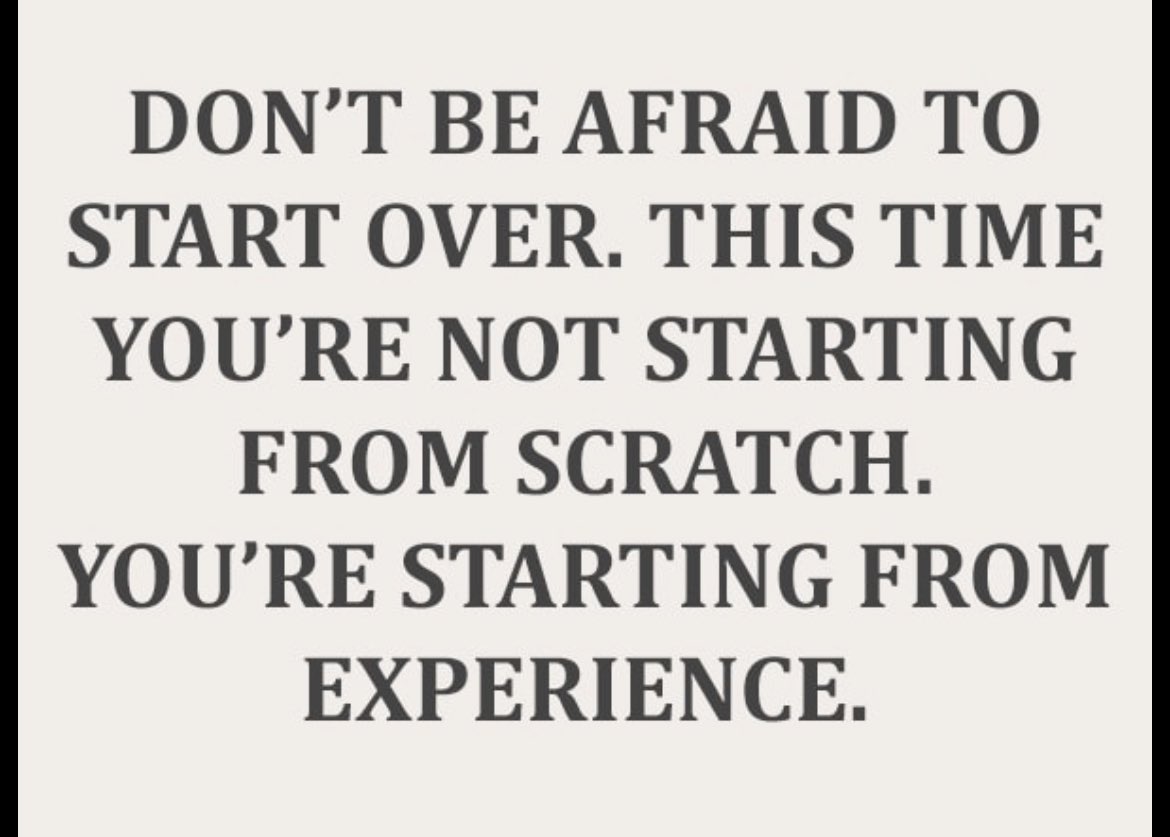 Experience is harsh at times, but it can still be a great teacher.
