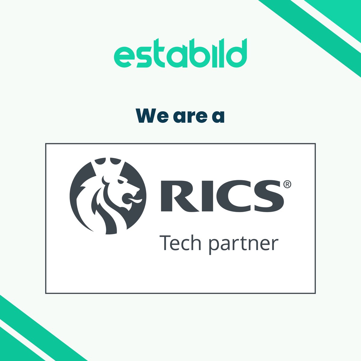 estabild's tweet photo. 🎉  Estabild is now a RICS Tech Partner. We thank RICS for your trust and validation of our product's ability to contribute positively to the surveying, construction, project development and real estate industry

#RICS #PropTech #ConTech #Construction #Development #Monitoring https://t.co/FPUdqXXJyR