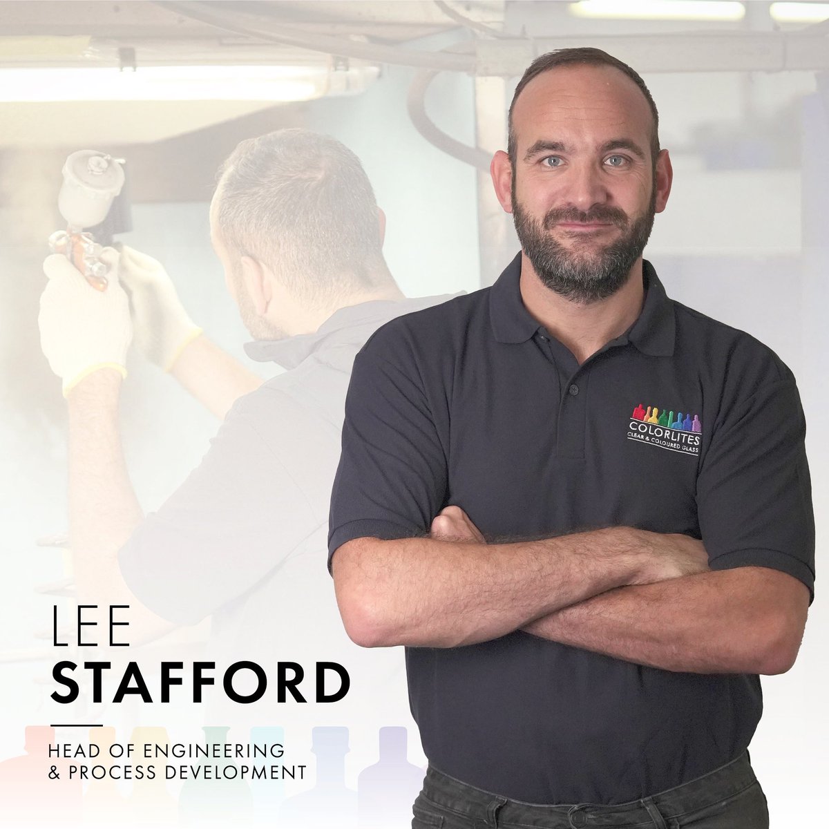 Colorlites's tweet image. Lee has been with Colorlites for 10 years and is Head of Engineering &amp;amp; Process Development.

Keeping our decoration plant in tip top condition, responsible for the installation of new equipment and maintaining  our machinery on a daily basis.

#colorlites #glasspackaging
