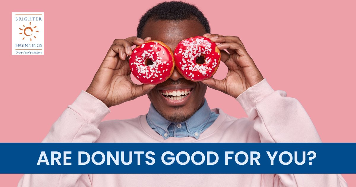 Donuts are at least a little good for you when you use them to reward yourself for getting that COVID-19 Vaccination or booster! What's your favorite way to treat yourself after you take care of business? 

Make your appointment today:
brighter-beginnings.org/covid-19-resou…