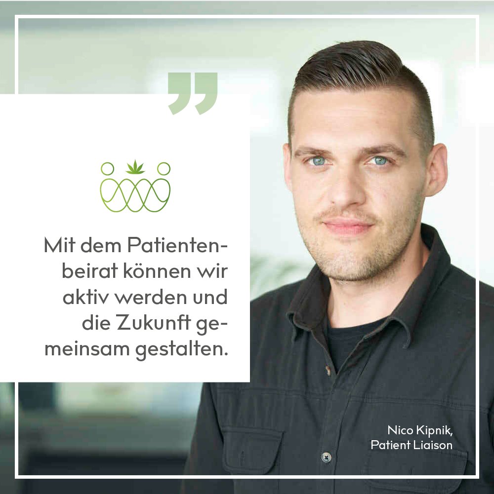 Vielen Dank an Nico, der einen erheblichen Beitrag im Patientenbeirat als Patient Liaison Manager leistet. Die Ziele: Entstigmatisierung von #Medizinalcannabis und Entwicklung von Therapiemöglichkeiten. Mehr zum Patientenbeirat unter bit.ly/PM-Patientenbe… #patientsfirst