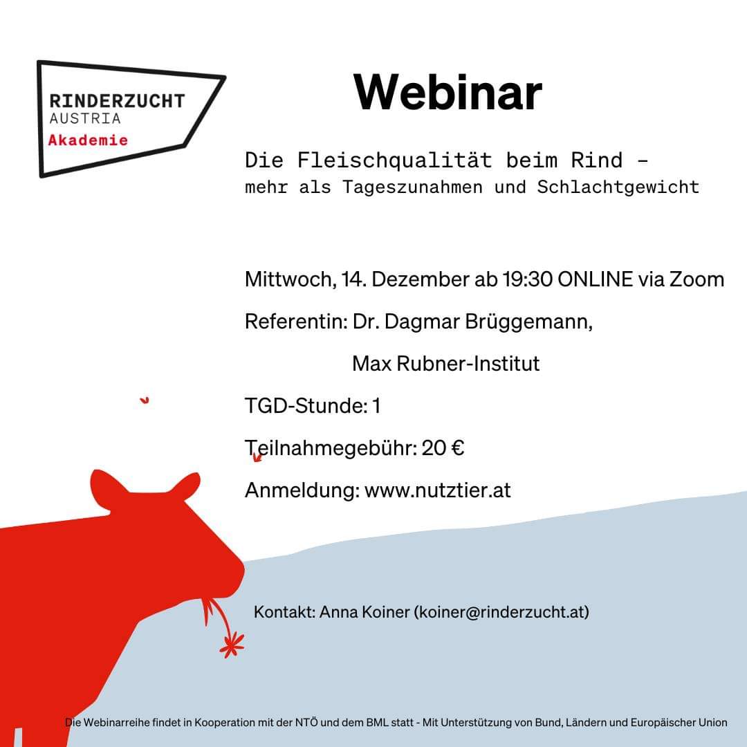 beefcattle_at's tweet photo. Nächsten Mittwoch dreht sich alles um die Rindfleischqualität! https://t.co/i3Uamhmpnk