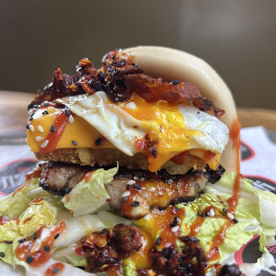 Is there a better way to start your weekend than with a Poached Egg and Bacon Bao Benedict 🥚🥓 we promise a gooey yolk and the best flavour 🤤 serving 11am to 3pm every weekend!

#leeds #leedsfoodie #leedsfood #leedsfoodblogger #leedsfoodguide #brunchleeds #baobun