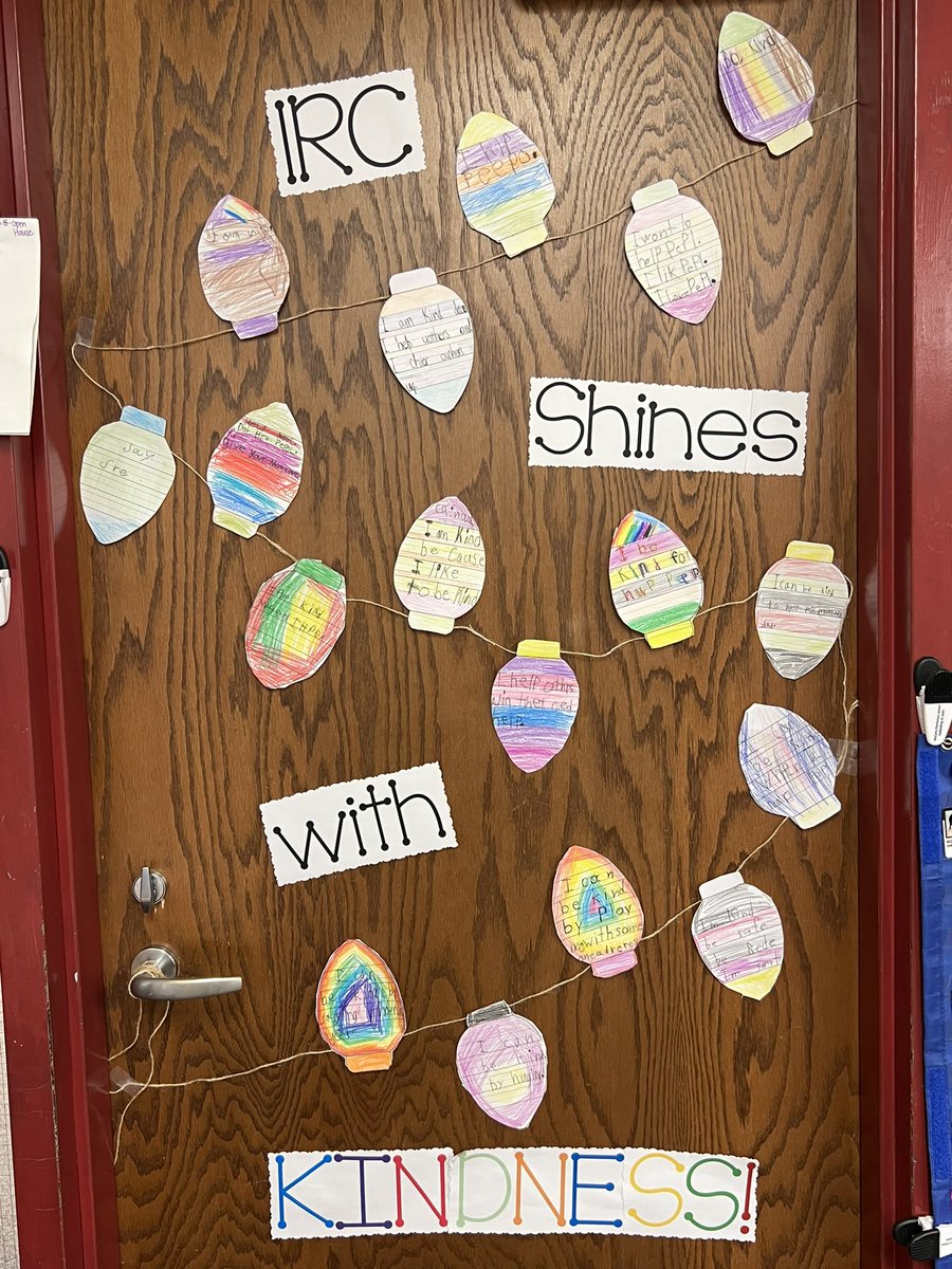 1RC shines with kindness! Thanks <a href="/Cross_McCarty1/">Miss Cross</a> for the idea! <a href="/mustangpride204/">McCarty Elementary</a>