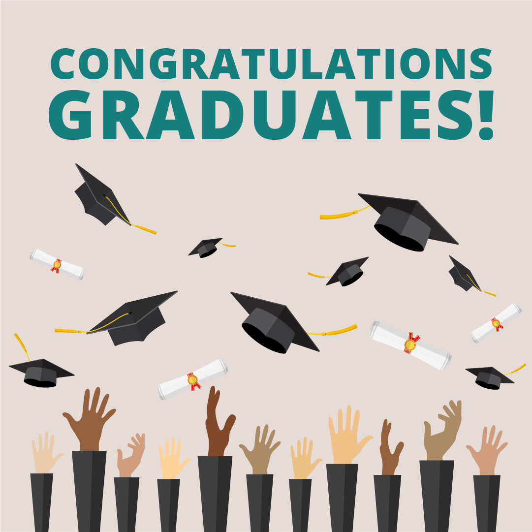 Congratulations to all our graduates! We can't wait to see how high you soar!  🖤💛 #SMTTT