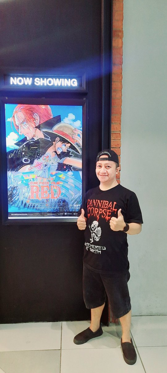 ibenz666's tweet photo. Still Good Movie Anime from @Onepiece @ONEPIECE_trecru @onepiecets_info RED Shank #andriiben7 #ONEPIECE #anime #Japan #Indonesia #bioskop #movies #red #theather #cartoon #kartun #film #animation #animasi #amazing #manga #good #awesome #boxoffice #bandung #jabar #jawabarat #nonton https://t.co/XpPIHlb493