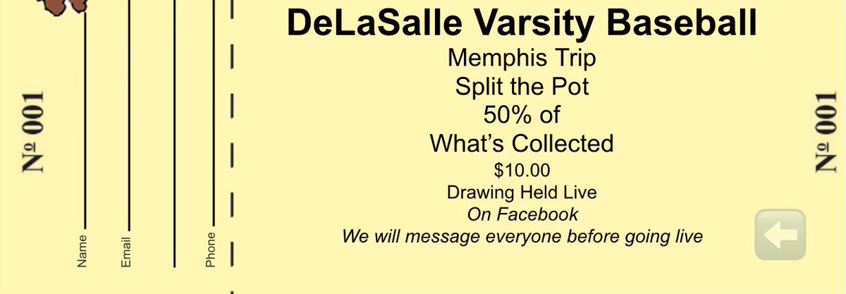 Please consider helping out the program by purchasing 50/50 raffle tickets to fund our week long tournament in Memphis. Winner will be pulled live on Facebook March 31st at 10am. For more info and to purchase tickets, please contact: 773-247-1060