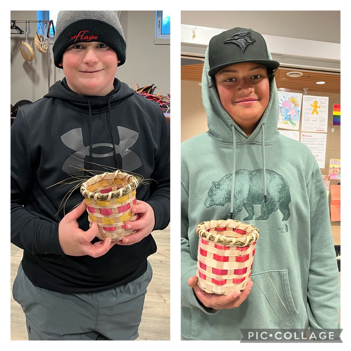 Student’s had the opportunity to learn about Black Ash Basket making from Spencer Lunham this week.  They participated in small groups &amp; w/some persevering, made some beautiful baskets. Chi Miigwech to Spencer (&amp; his aunt!) for sharing his time &amp; knowledge with us! 💙 #LKDSB #SJM