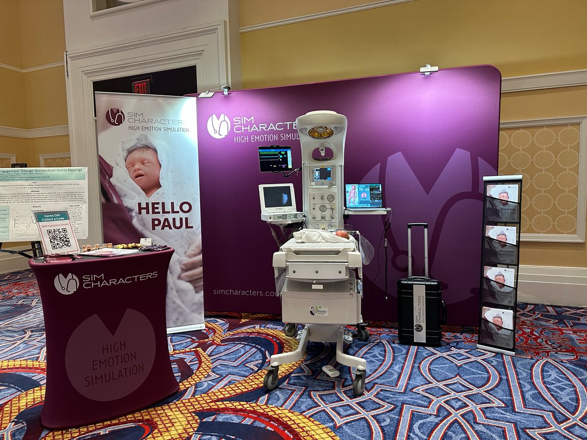 Incredibly successful days at Hot Topics In Neonatology! 🥰 Thank you for stopping by at our booth to meet our little Paul and big thanks to Nemours for hosting an incredible conference❤️

#neoTwitter #preemie #simulation