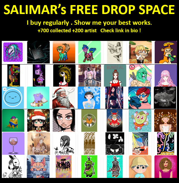Salimar8686's tweet photo. ▶️ RT, Follow @salimar8686 &amp;  @FreeartShare

❤️ Drop your best unsold 🚫 No links
❤️ Enjoy free space and promotion !
❤️ Help each others https://t.co/LizQSYOOce