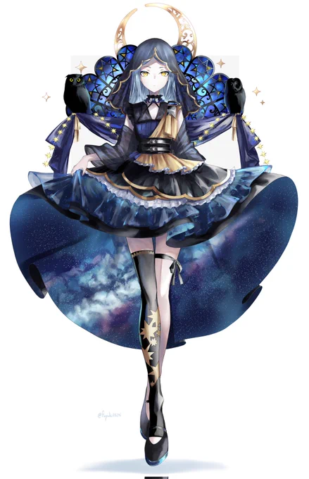 FAで夜空ドレスの子モチーフのアクセサリーを作って頂いたのがめちゃくちゃ嬉しかったです!!!大事に使わせて頂いてますその節は本当にありがとうございました  