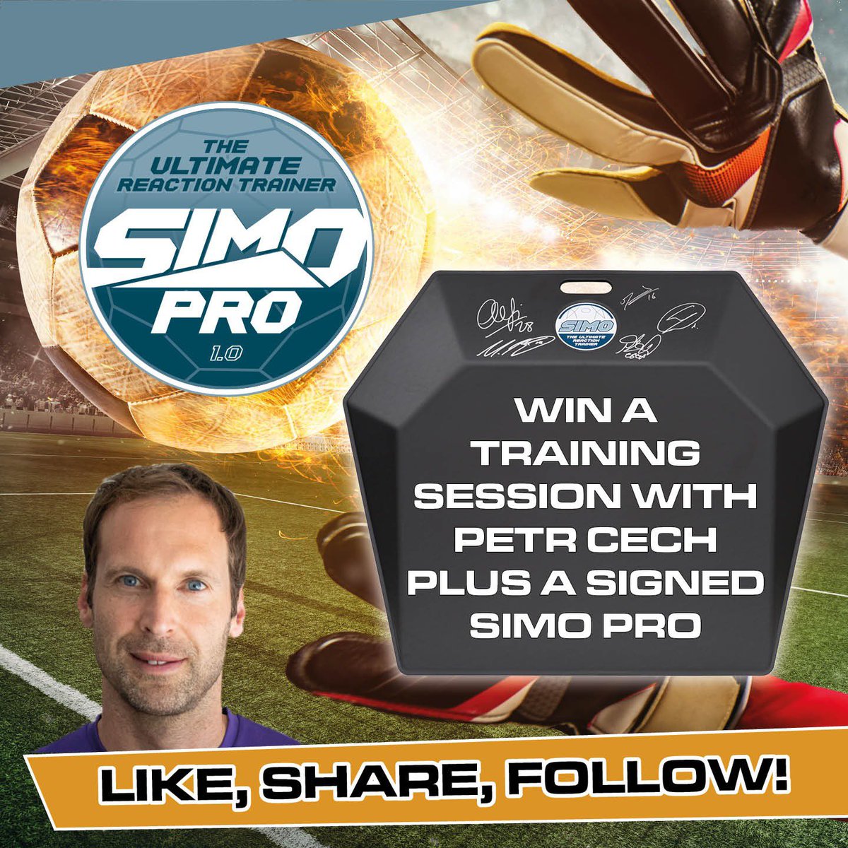 PetrCech's tweet photo. 2/2 ⚽🏆World Cup Discount🏆⚽
For a limited time, we are offering 20% discount on SIMO Pro (&amp;free UK Shipping!!). 
Enter code TRADE20 at the check-out 🛒
https://t.co/12vvD9vt5K 
(copy the link above, Paste and Go in a web browser) https://t.co/Ckqwj7jyrd