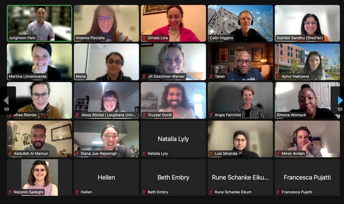 Sustainability PhD Community (@sustphdcom) on Twitter photo We hosted an event “Meet the Sustainability Academic Communities” with our guest panelists @SukhbirKSandhu, <a href="/mlinnenluecke/">Martina Linnenluecke</a>, and <a href="/cphiggin/">Colin Higgins</a>.
We discussed how PhD students can effectively engage in business sustainability academic communities. A big thank you to the panelists! We hosted an event “Meet the Sustainability Academic Communities” with our guest panelists @SukhbirKSandhu, <a href="/mlinnenluecke/">Martina Linnenluecke</a>, and <a href="/cphiggin/">Colin Higgins</a>.
We discussed how PhD students can effectively engage in business sustainability academic communities. A big thank you to the panelists!
