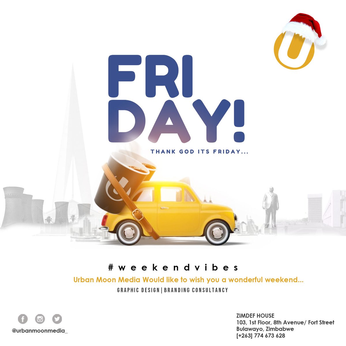 I am a Graphic Designer. If you are looking for a designer for the coming year i am your plug, help me elevate my hustle by retweeting this post and following <a href="/urbanmoonmedia/">Urban Moon Media</a> . Have an awesome weekend ♥