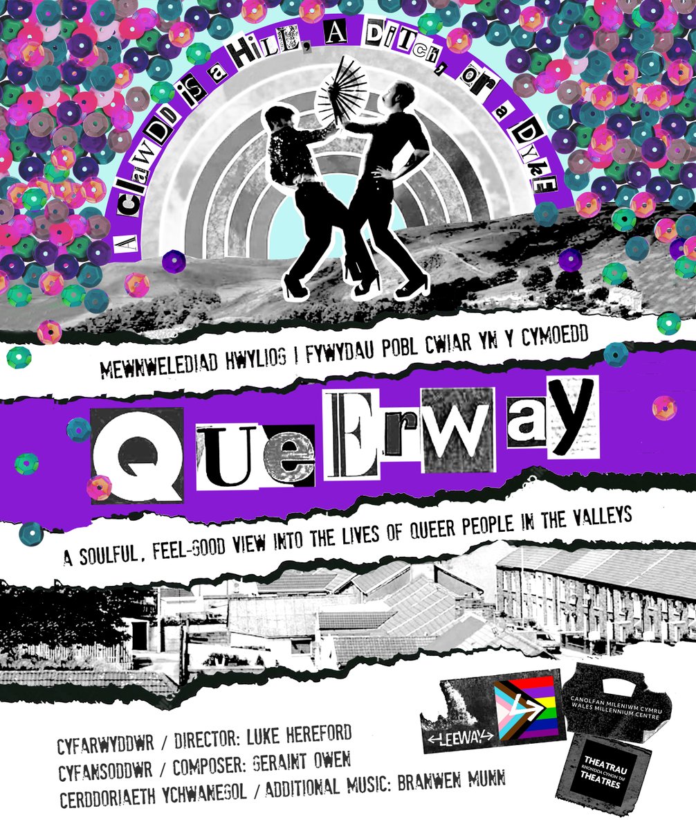 #Queerway FEB 2023👇 📍WMC Cardiff 🗓️3rd ⏰8:30pm 🗓️4th ⏰3pm 📍Grand Pavillion Porthcawl 🗓️7th ⏰7:30pm 📍The Factory Porth 🗓️9th ⏰7:30pm 📍Theatr Soar Merthyr 🗓️10th ⏰7:30pm 📍Ffwrnes Theatre Llanelli 🗓️14th ⏰8pm Every show #BSL by Sami Dunn 🎟️ leewayproductions.com/queerway/