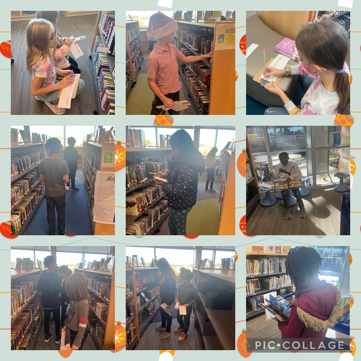 abgerman's tweet photo. Loving our #winterwonderland of #booktastings with Mrs. Land’s class! Love trying new books and authors and genres! #vblms #HappyFriYAY #LandofStories https://t.co/rk2E1YTrOK