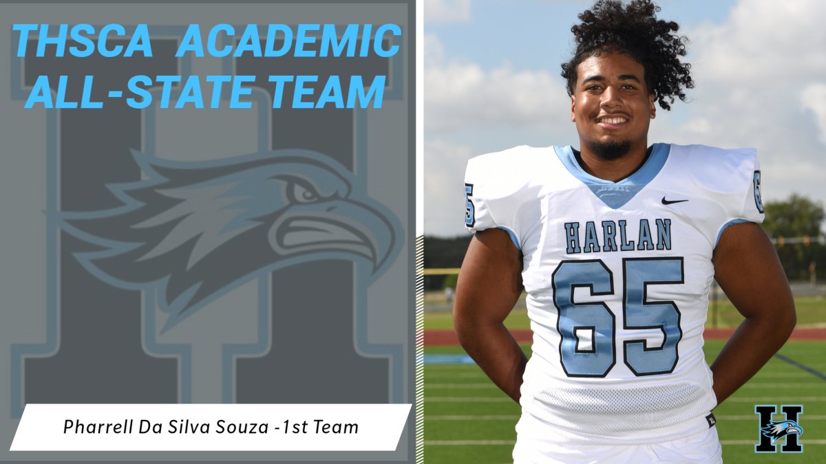 Congratulations to our THSCA Academic All-State Teams. Great Job guys for being excellent student-athletes. Go Hawks! Talons Up! <a href="/NISDHarlan/">Harlan High School</a> <a href="/coachesalas/">Eddie Salas</a> <a href="/NISD/">Northside ISD</a> <a href="/NISD_Athletics/">NISD_Athletics</a>