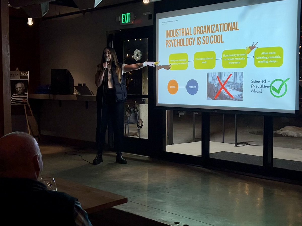 Industrial Organizational Psychology IS SO COOL #iopsych #NewBelgiumBrewing #TapTalks #NerdOut