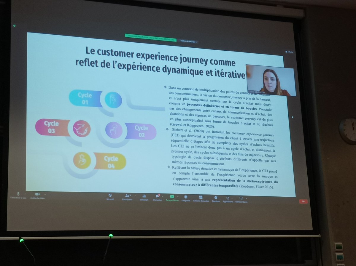 jr2mc_fma's tweet photo. Dernière intervention de la matinée avec Camille Del Boccio qui nous explique pourquoi les marques devraient parler de Customer Experience Journey #JR2MC #labelAFM #Marketing #customerexperience https://t.co/j1Oy44Is1K