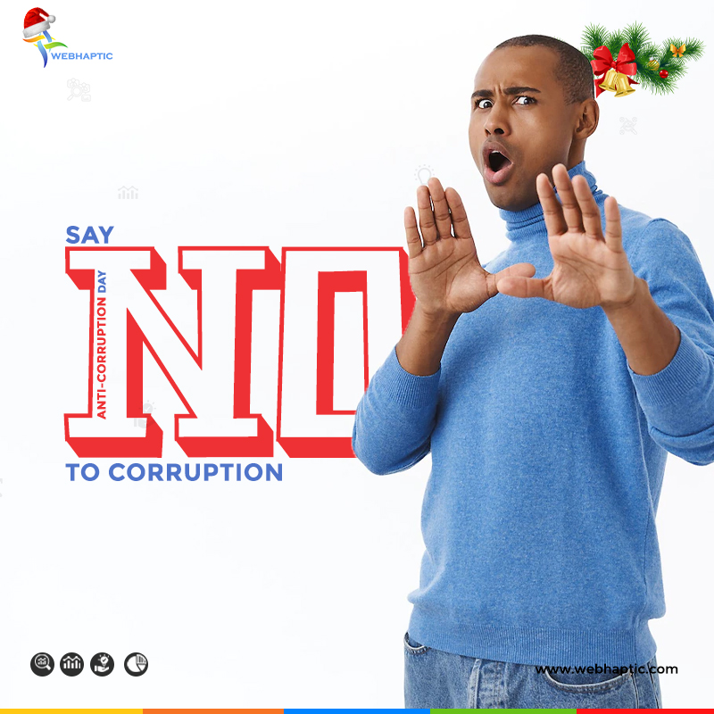 webhaptic's tweet image. Today, on International Anti-Corruption Day, we would like to remind Nigerians to be wary of corruption as the coming elections is fast approaching.
#webhaptic #anticorruptionday