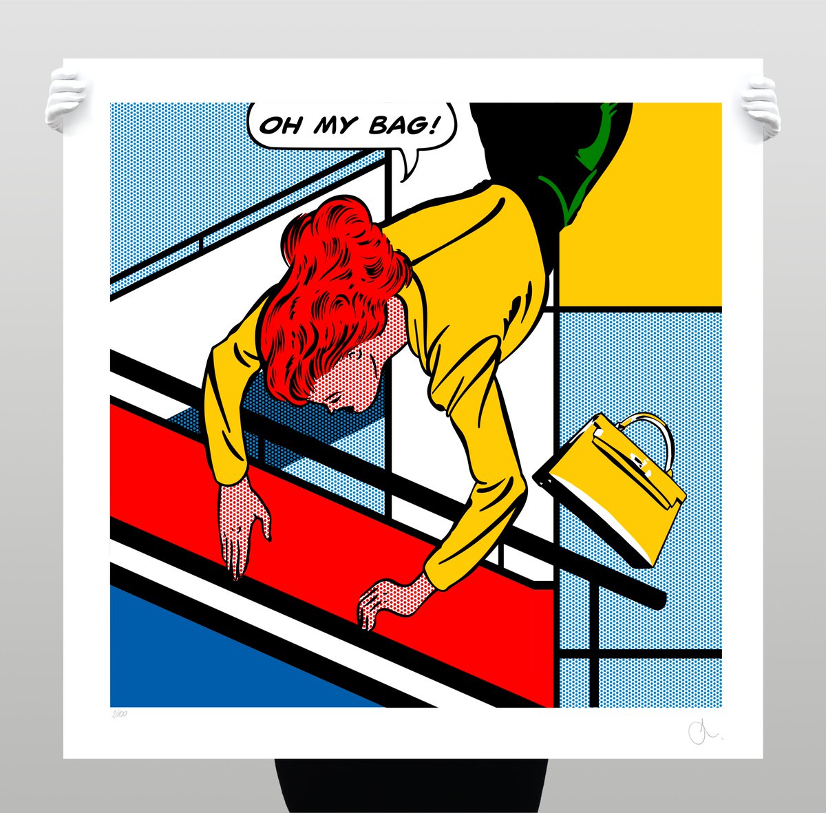 OH MY BAG!
.
This work was inspired by American pop artist Roy Lichtenstein.
#art #design #kellybag #bauhaus #love #handbag #fashion #happy #cute #like4like #tbt #london #berlin #wien #shanghai #losangeles #zurich #tokyo #popart #delhi #uk #newyorkartgallery #londonartgallery