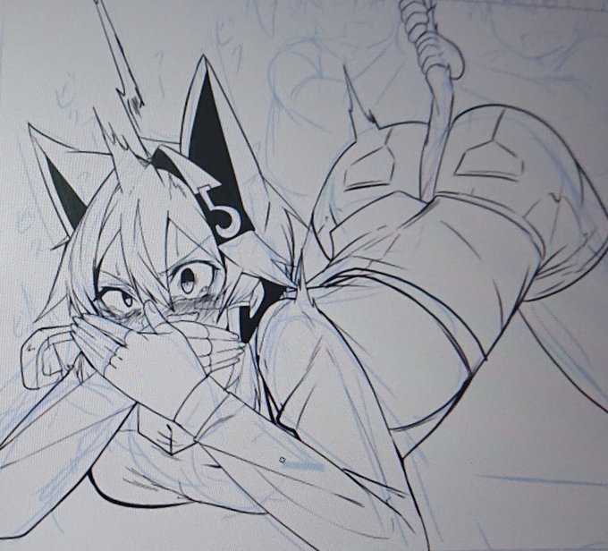 ビクビクしてる 