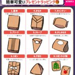 可愛く包みたいときに知っているとすごく役立ちそう!いろいろなプレゼントラッピングのまとめ!