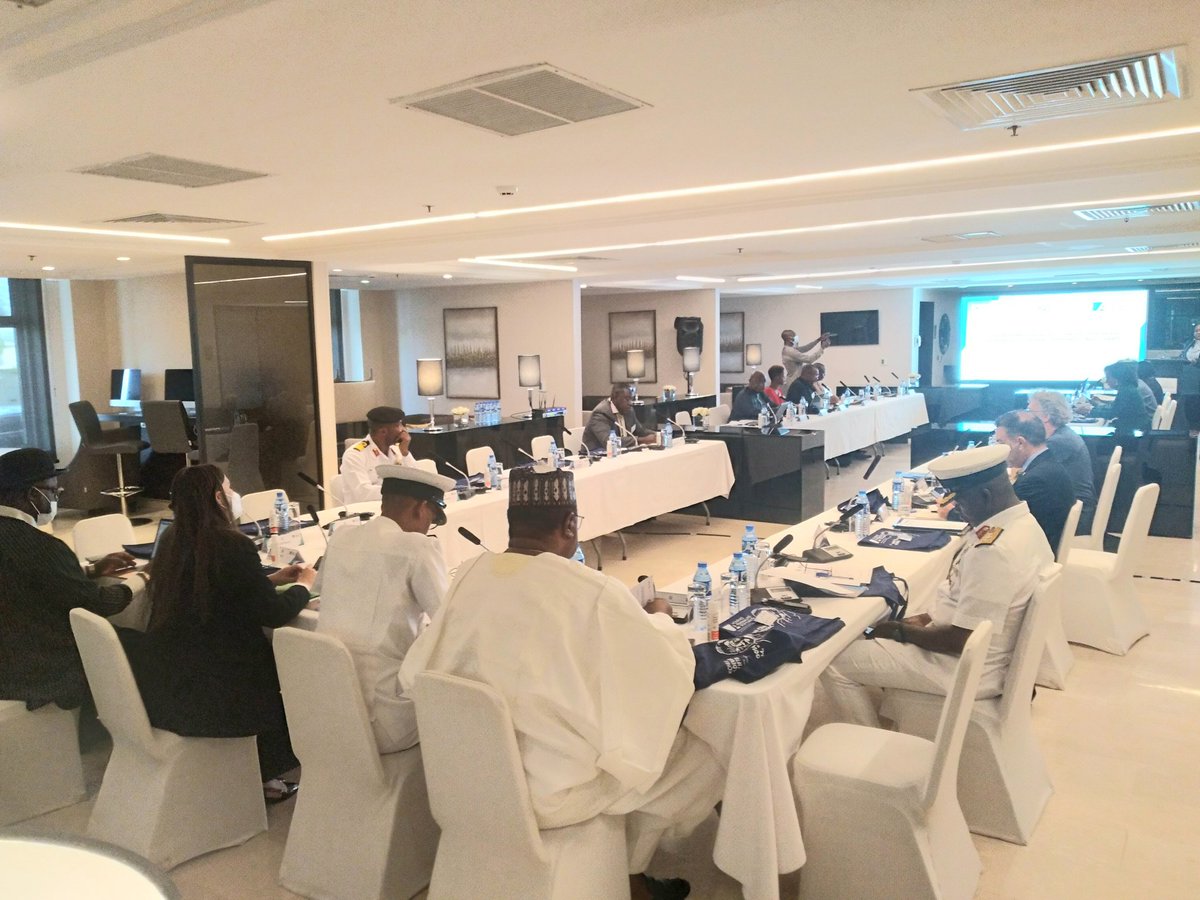 SenatorOdebiyi's tweet photo. Attended a round table conference with the theme, "Consolidating Maritime Security In The Gulf Of Guinea And Strengthening The Yaounde Commitments-The Way Forward" organised by an international organisation, Konrad Adenauer Stiftung at Fraser Suites, CBD Abuja Thursday 8/12/22 https://t.co/utMSk4nwI2