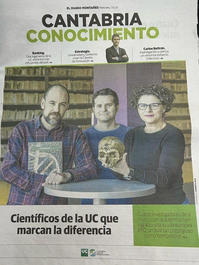 EvoAdapta's tweet image. ➡️ Esta semana los proyectos ERC de #Cantabria son portada en el suplemento #CantabriaConocimiento @dmontanes 

🔸 @Subsilience es uno de los cuatro proyectos que se benefician de la financiación @erc_research junto a @ibbtec en @unican